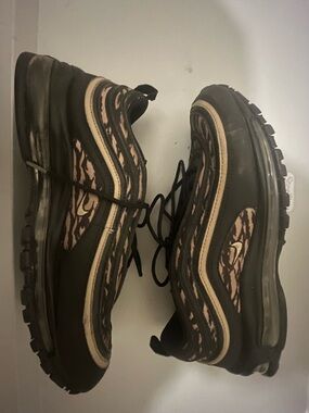 Nike Air Max 97 AOP Black Tiger Camo 3/19/18 AQ4132-001 Men’s 11.5 No Box As-is